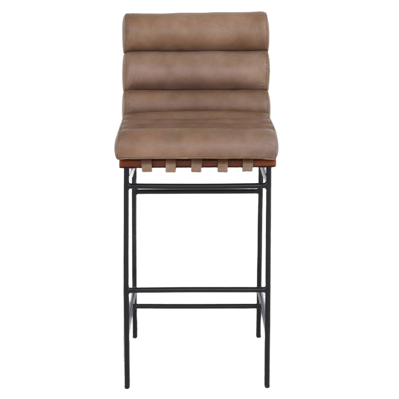 Fairfield Chair The Leather Reserve Luca Brown Bar Stool Set of 2