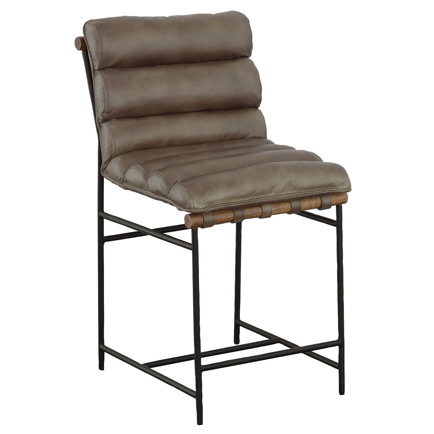 Fairfield Chair The Leather Reserve Luca Brown Counter Stool Set of 2
