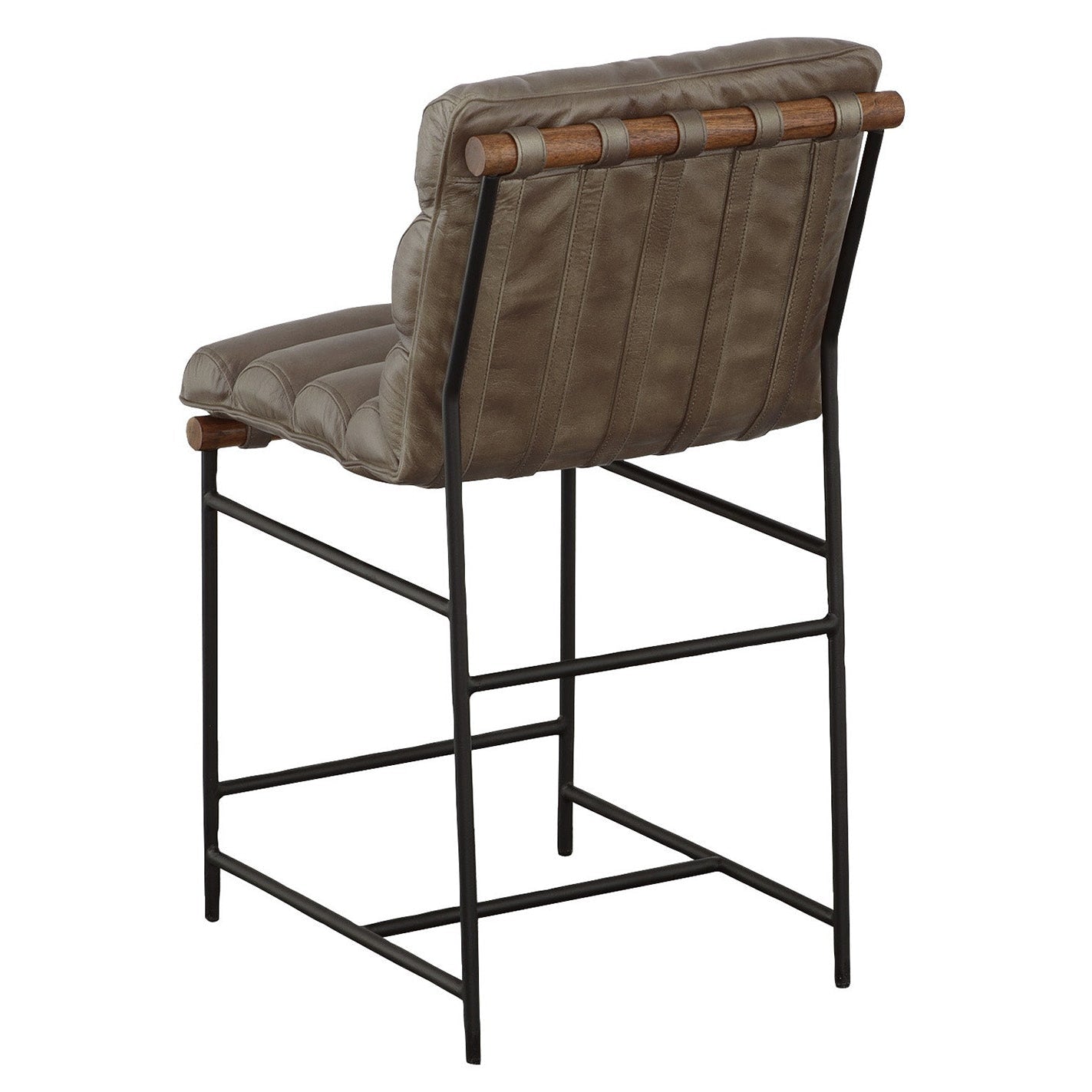 Fairfield Chair The Leather Reserve Luca Brown Counter Stool Set of 2