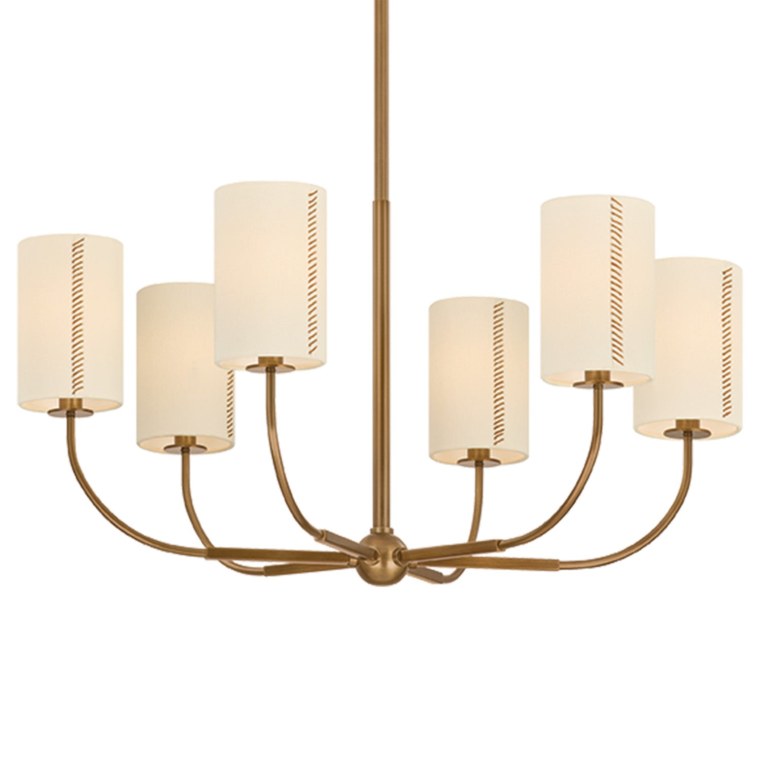 Troy Lighting Teddy Patina Brass Small Chandelier