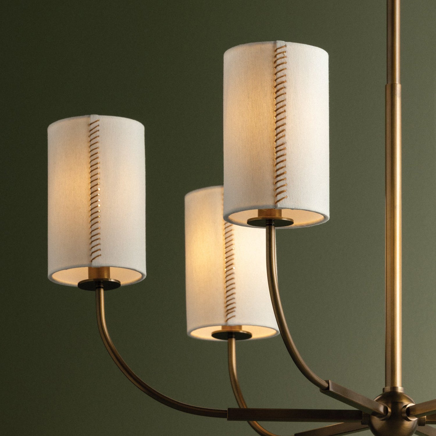 Troy Lighting Teddy Patina Brass Small Chandelier
