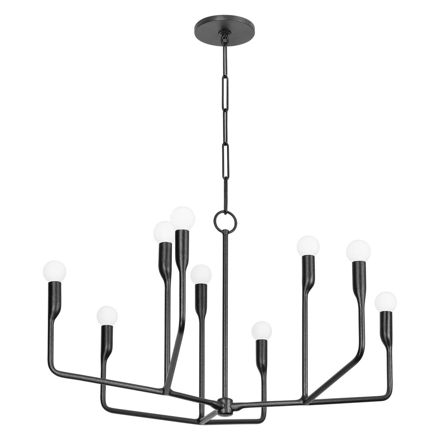 Troy Lighting Norman 9-Light Chandelier - Final Sale