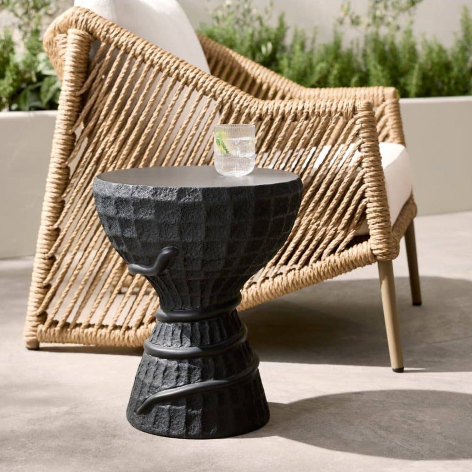Arteriors Kobra Outdoor Accent Table