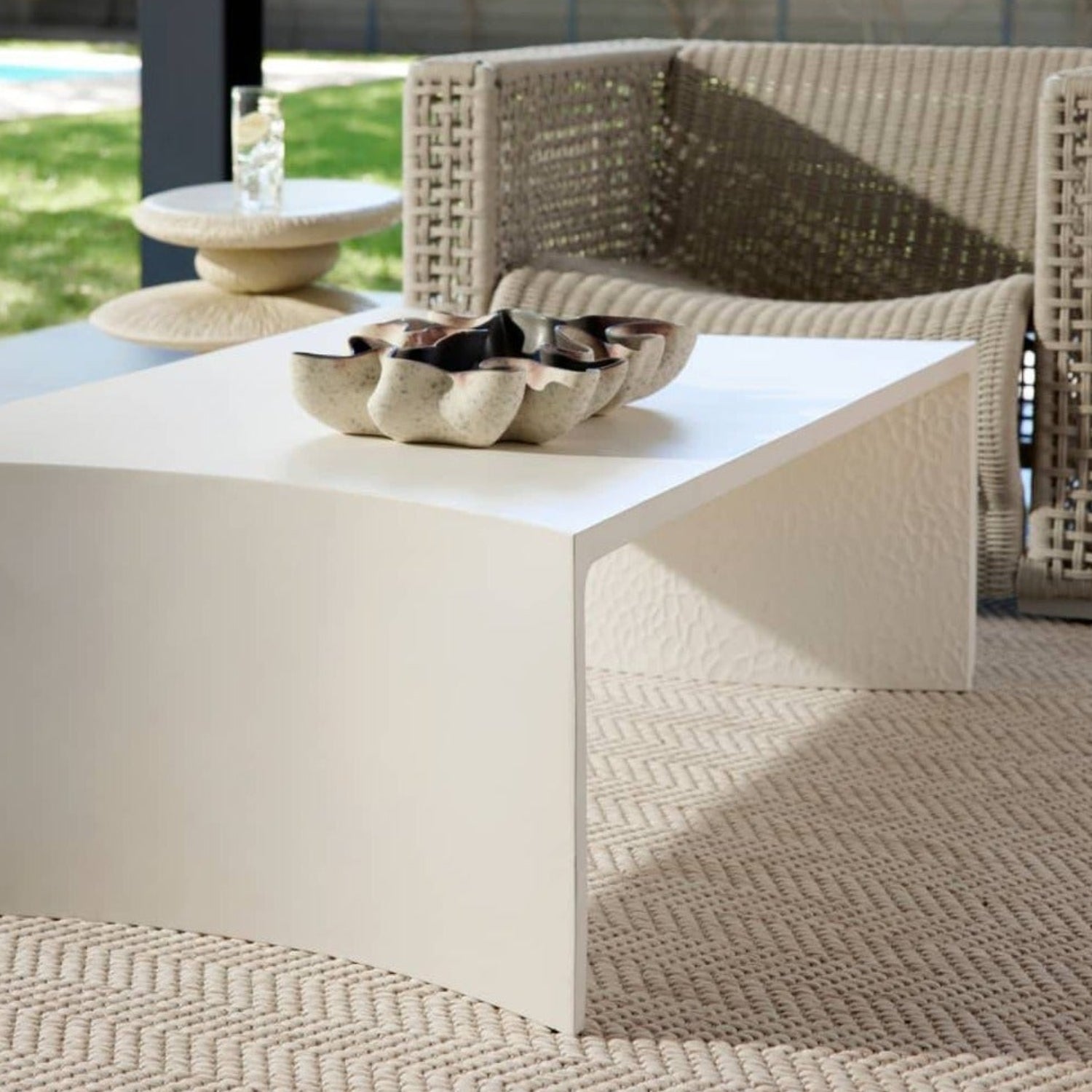 Arteriors Haney Outdoor Coffee Table