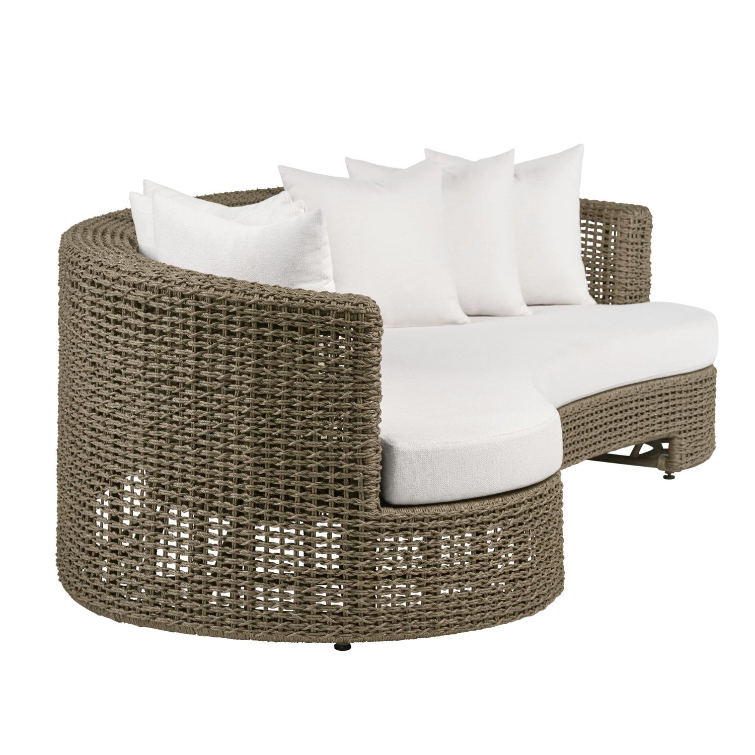 Arteriors Helene Curved Outdoor Sofa