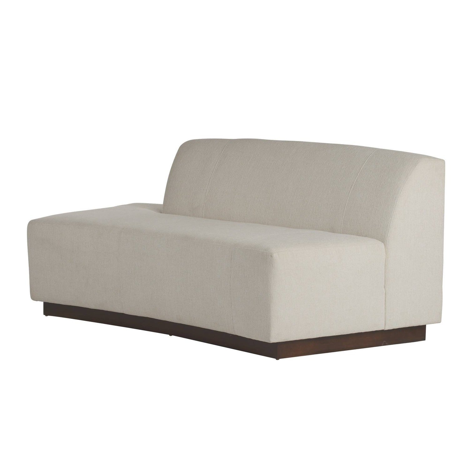 Arteriors Islander Vanilla Performance Boucle Left Sofa