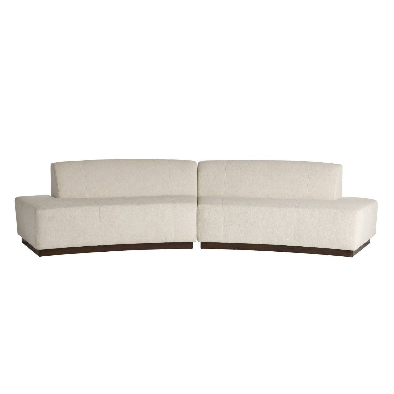 Arteriors Islander Vanilla Performance Boucle Left Sofa