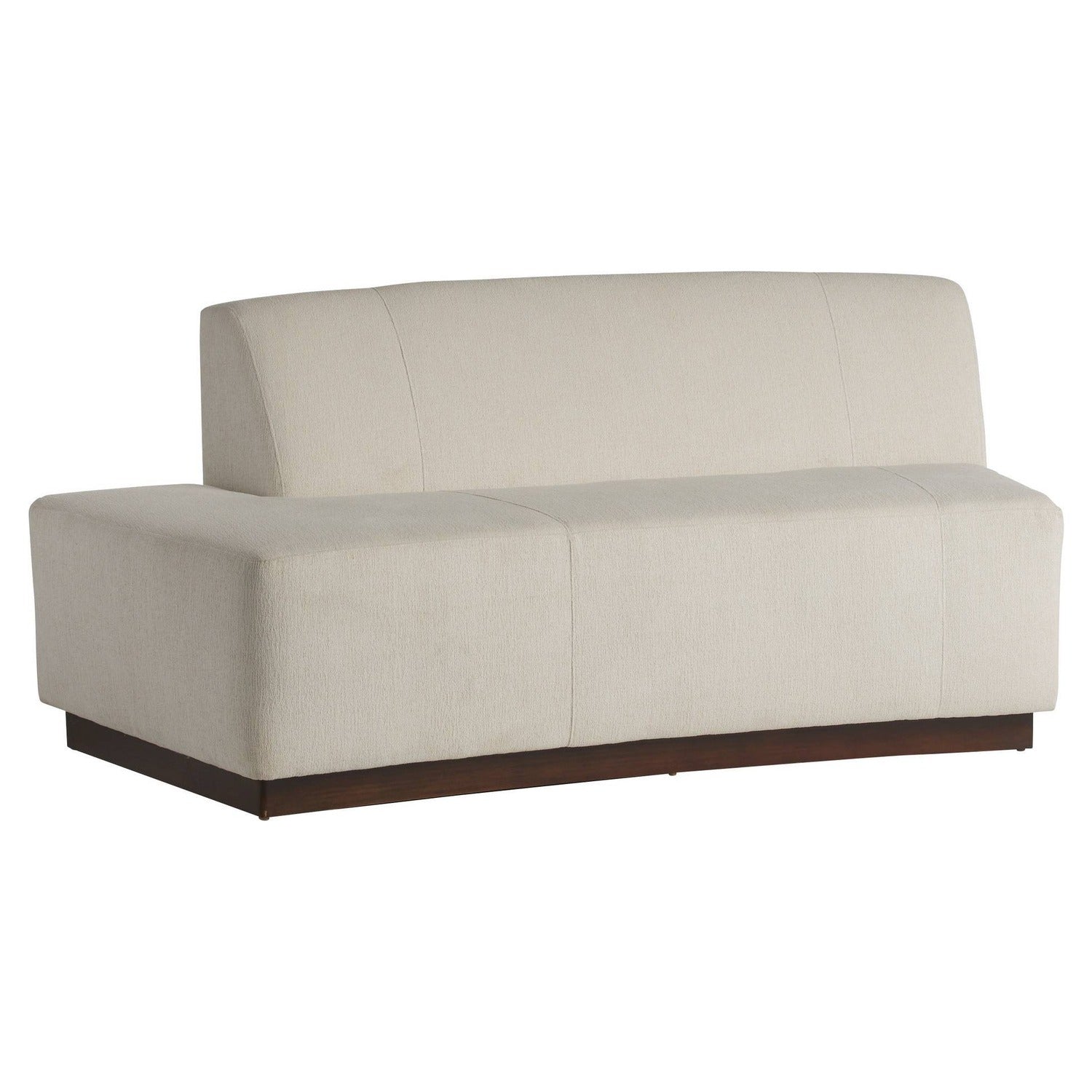 Arteriors Islander Vanilla Performance Boucle Left Sofa
