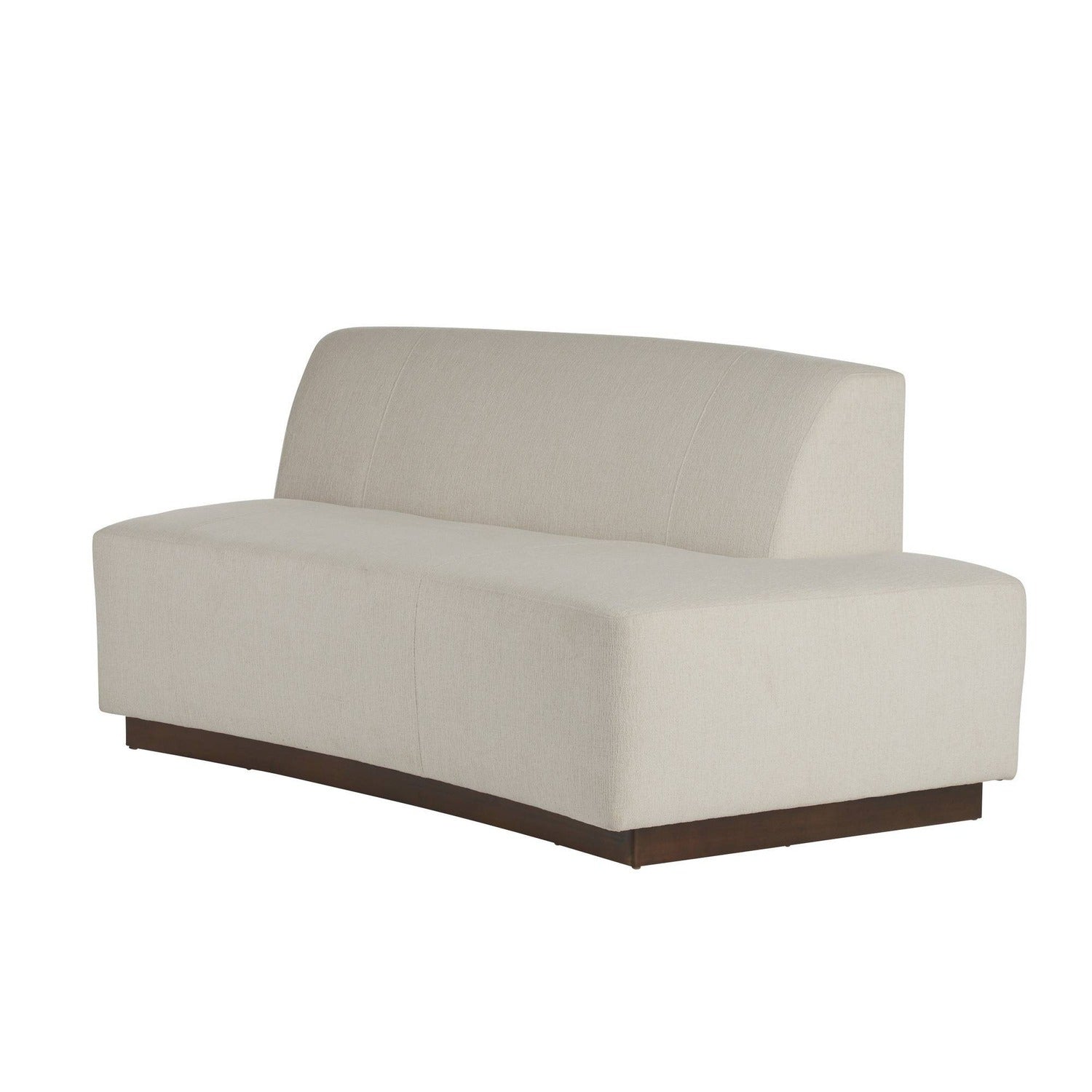 Arteriors Islander Vanilla Performance Boucle Right Sofa