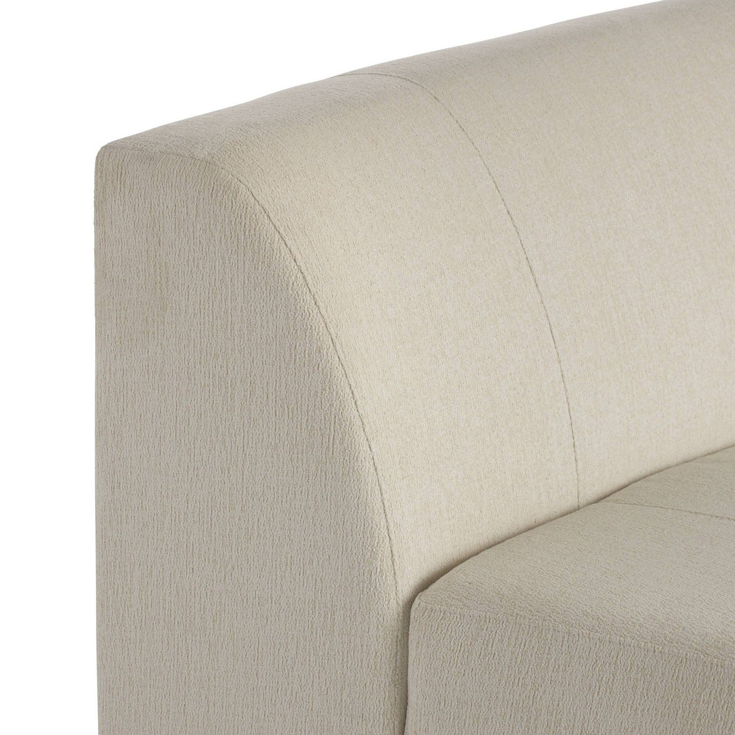 Arteriors Islander Vanilla Performance Boucle Right Sofa