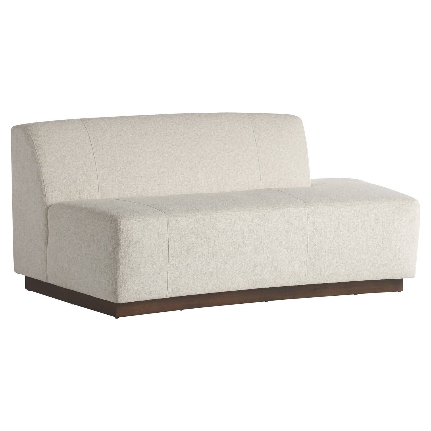 Arteriors Islander Vanilla Performance Boucle Right Sofa