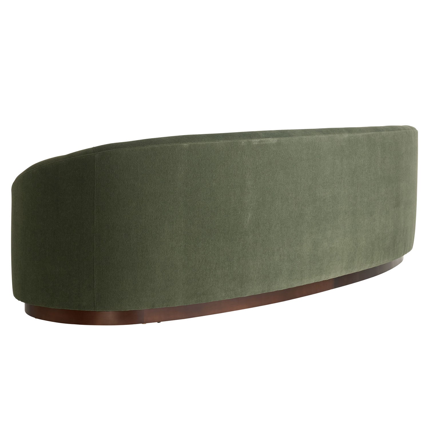 Arteriors Turner Pine Chenille Dark Walnut Sofa