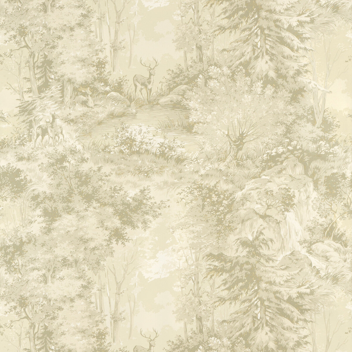 Mulberry Torridon Charcoal Wallpaper