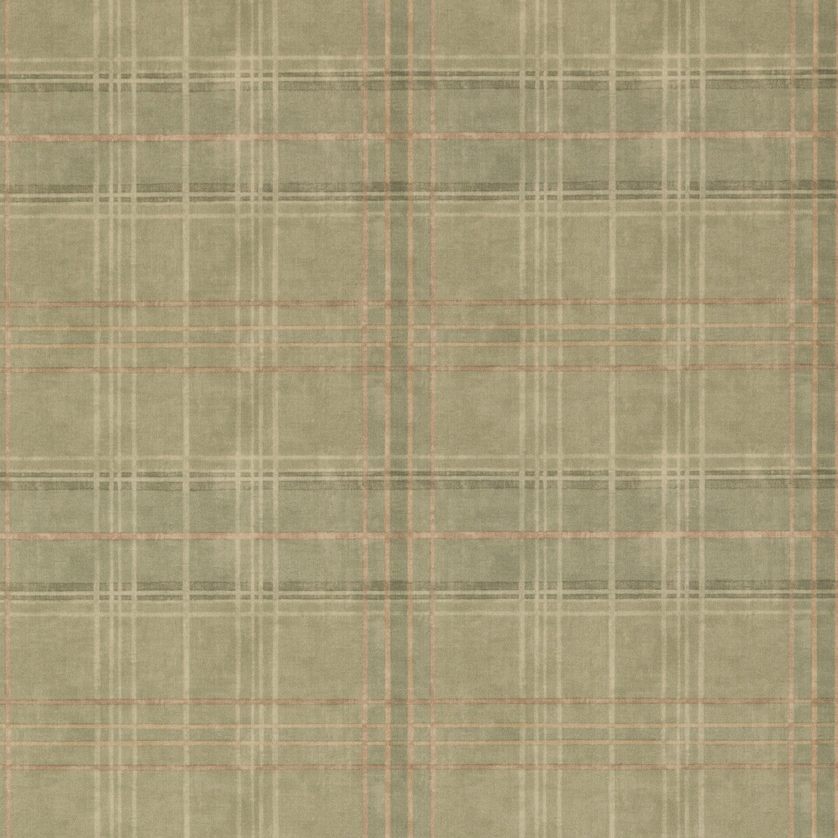 Mulberry Shetland Plaid Lovat Wallpaper
