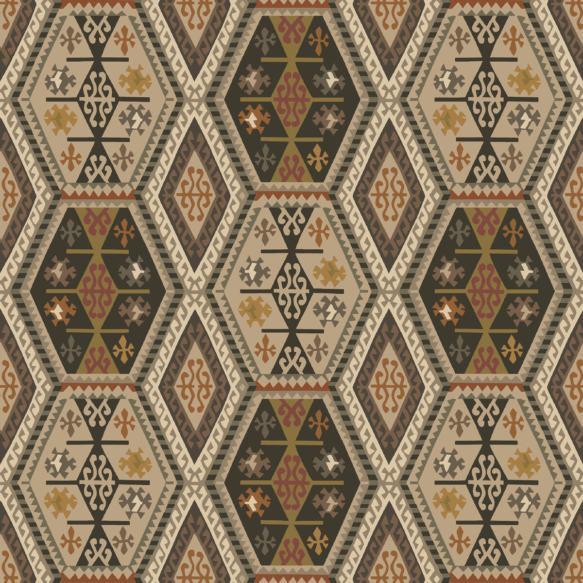 Mulberry Buckland Woodsmoke Wallpaper