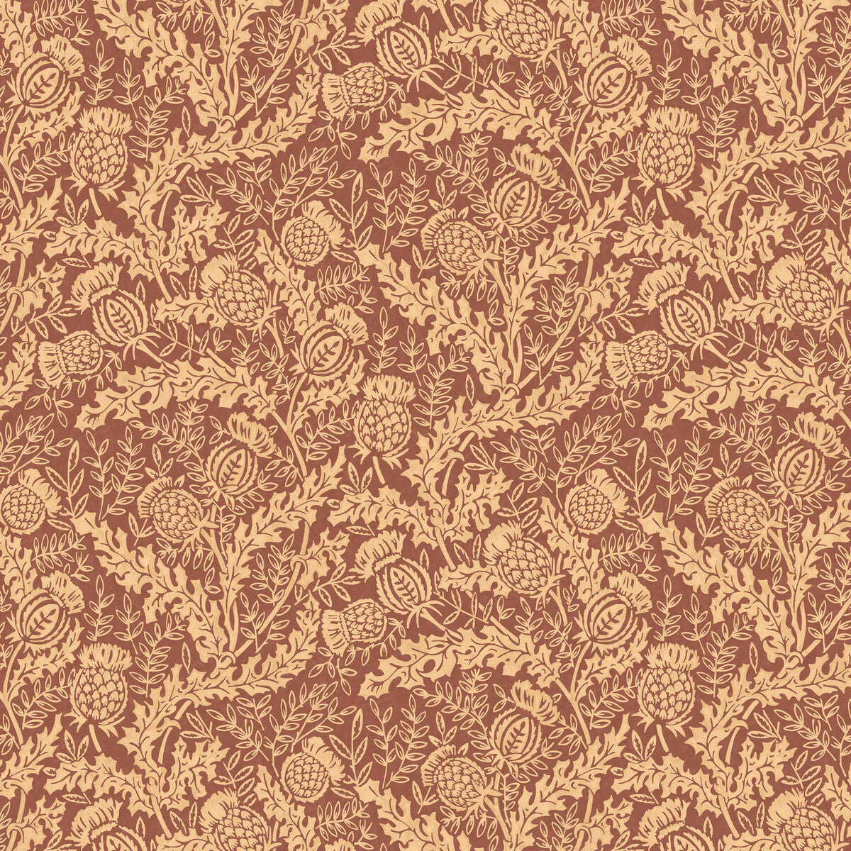 Mulberry Mulberry Thistle Plum Wallpaper