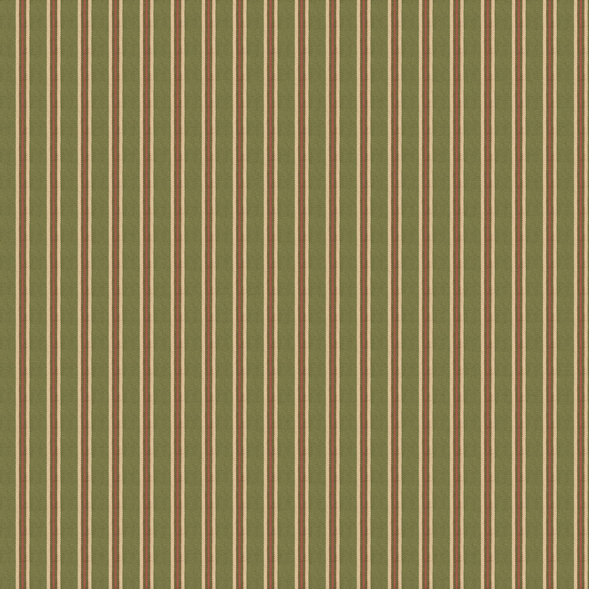 Mulberry Somerton Stripe Green Wallpaper