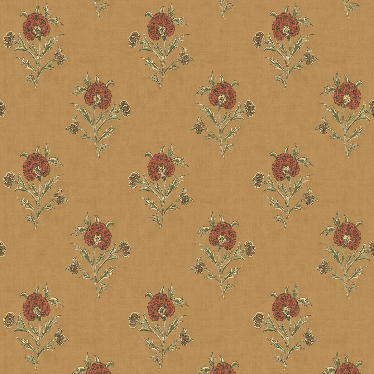 Mulberry Somerton Ochre Wallpaper
