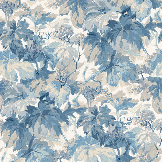 Mulberry Country Walk Blue Wallpaper