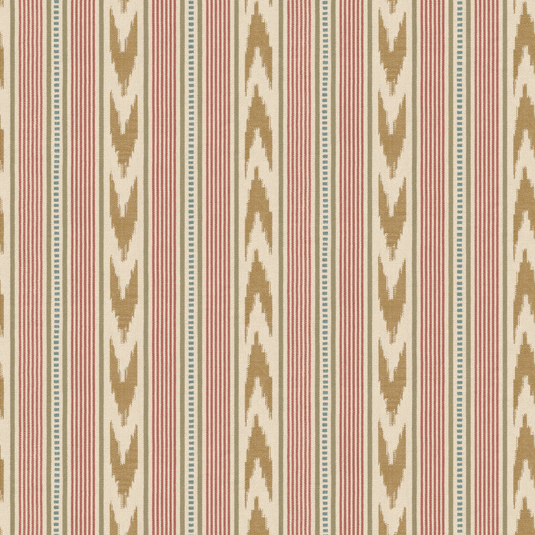 Mulberry Newport Stripe Old Red/Sand Wallpaper