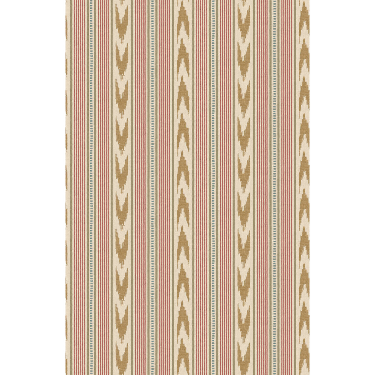 Mulberry Newport Stripe Old Red/Sand Wallpaper