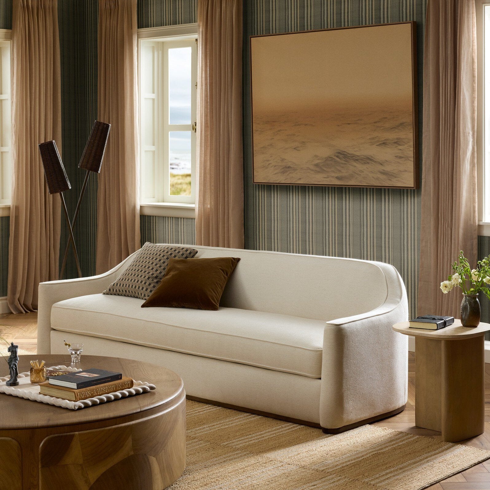 Four Hands Chella Laughlin Bone Sofa — view 2