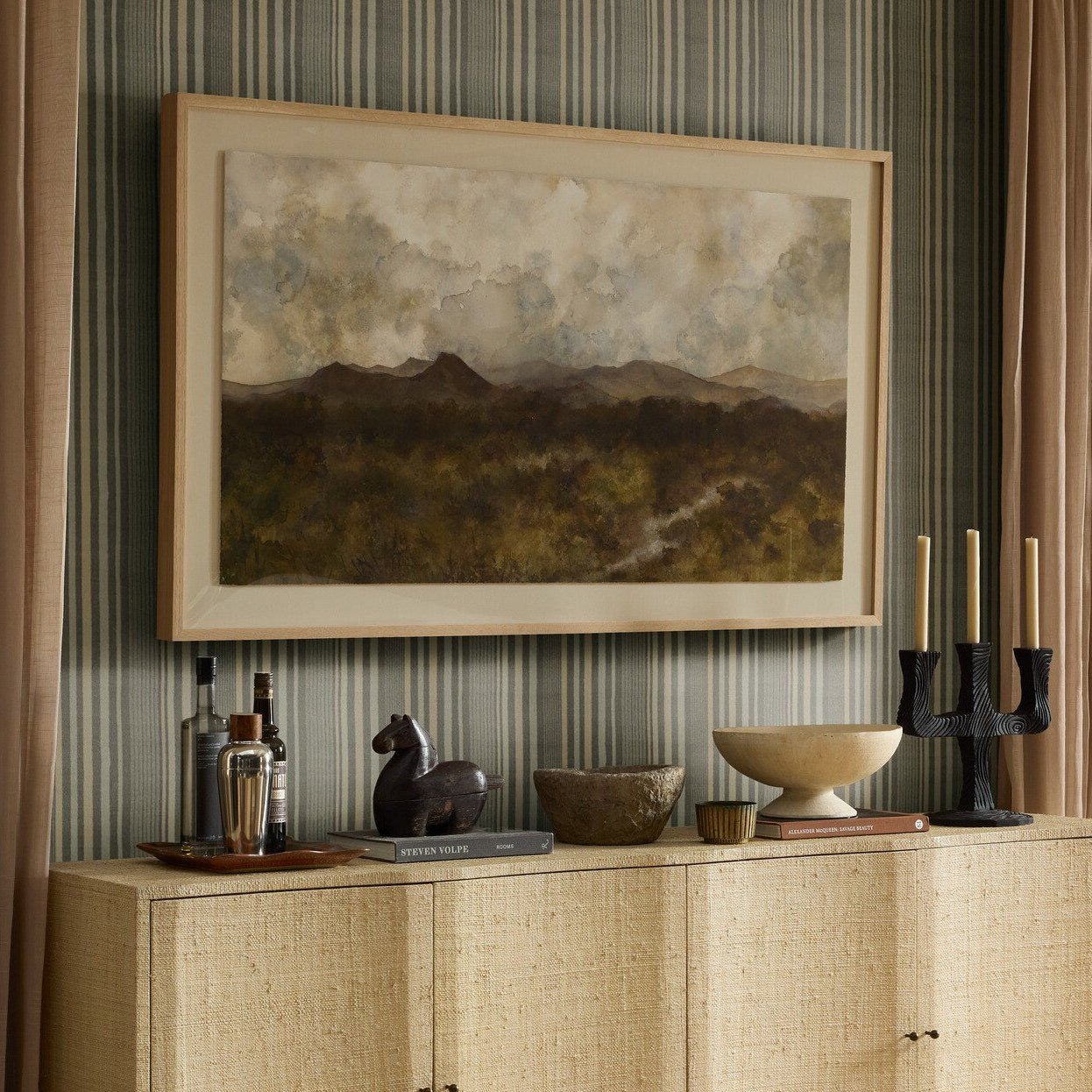 Four Hands x Matera Flumen Framed Art — detail view