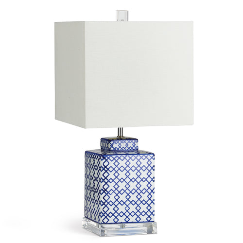 Fretwork Square Table Lamp