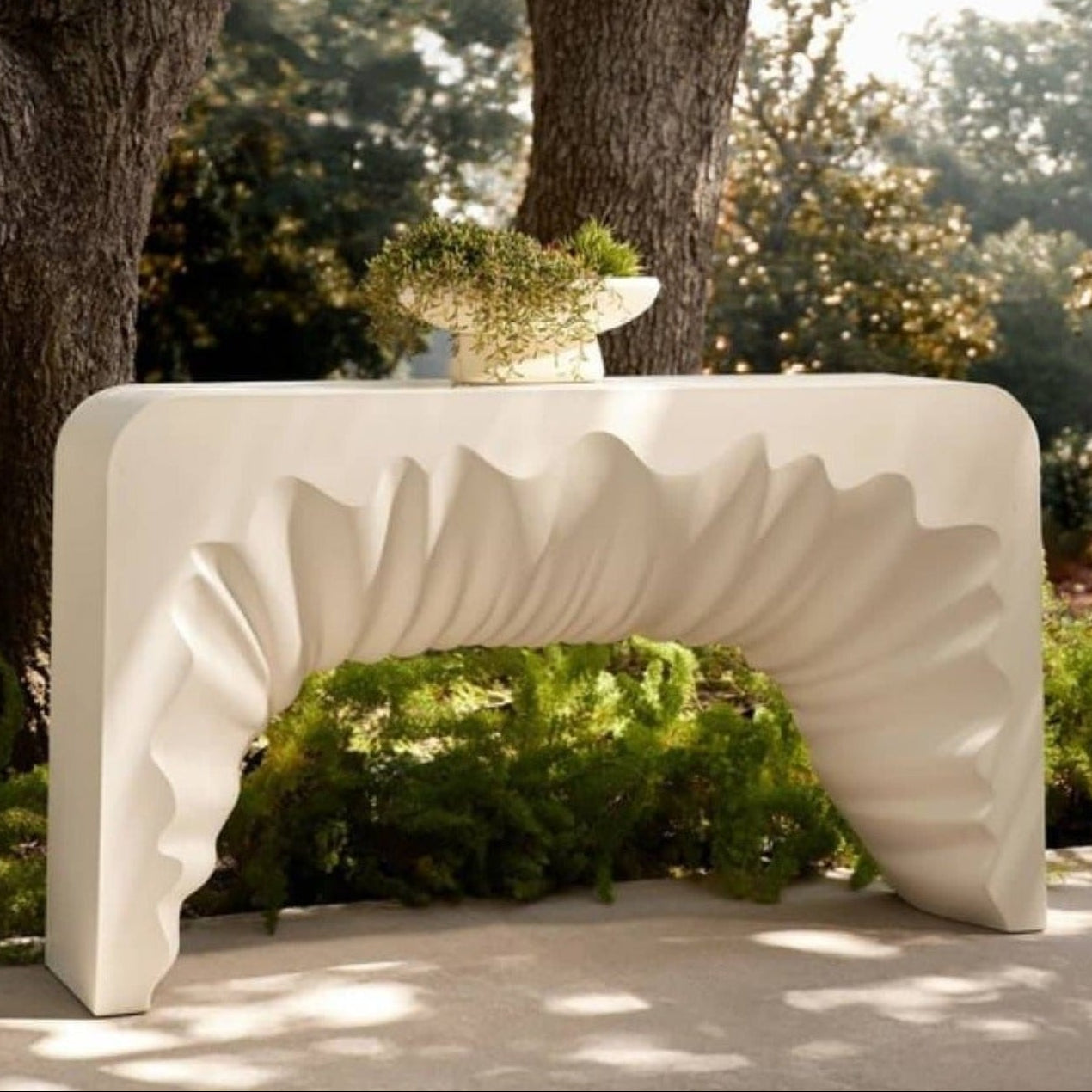 Arteriors Farely Outdoor Console Table