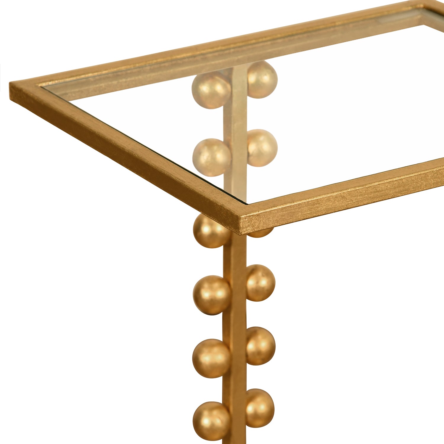 Worlds Away Foster Gold Cigar Table