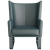 Arteriors Bleu Wingback Chair