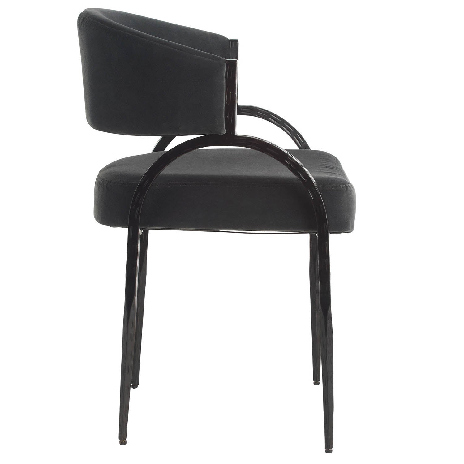 Arteriors Bahati Midnight Gray Chair