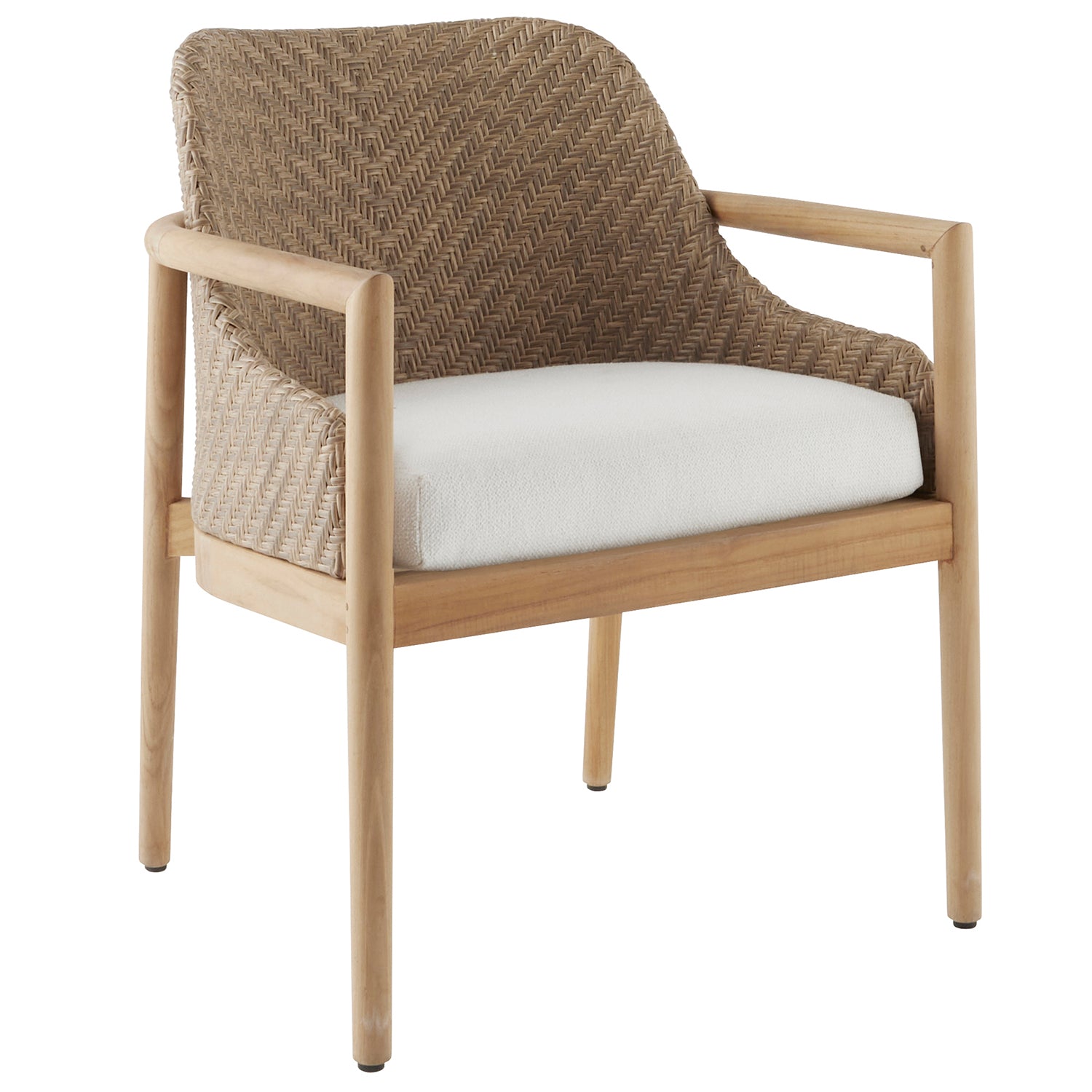 Arteriors Chilton Outdoor Dining Chair Paynes Gray