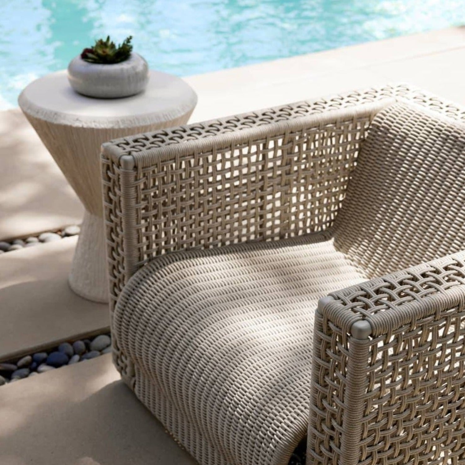 Arteriors Guidry Outdoor Lounge Chair