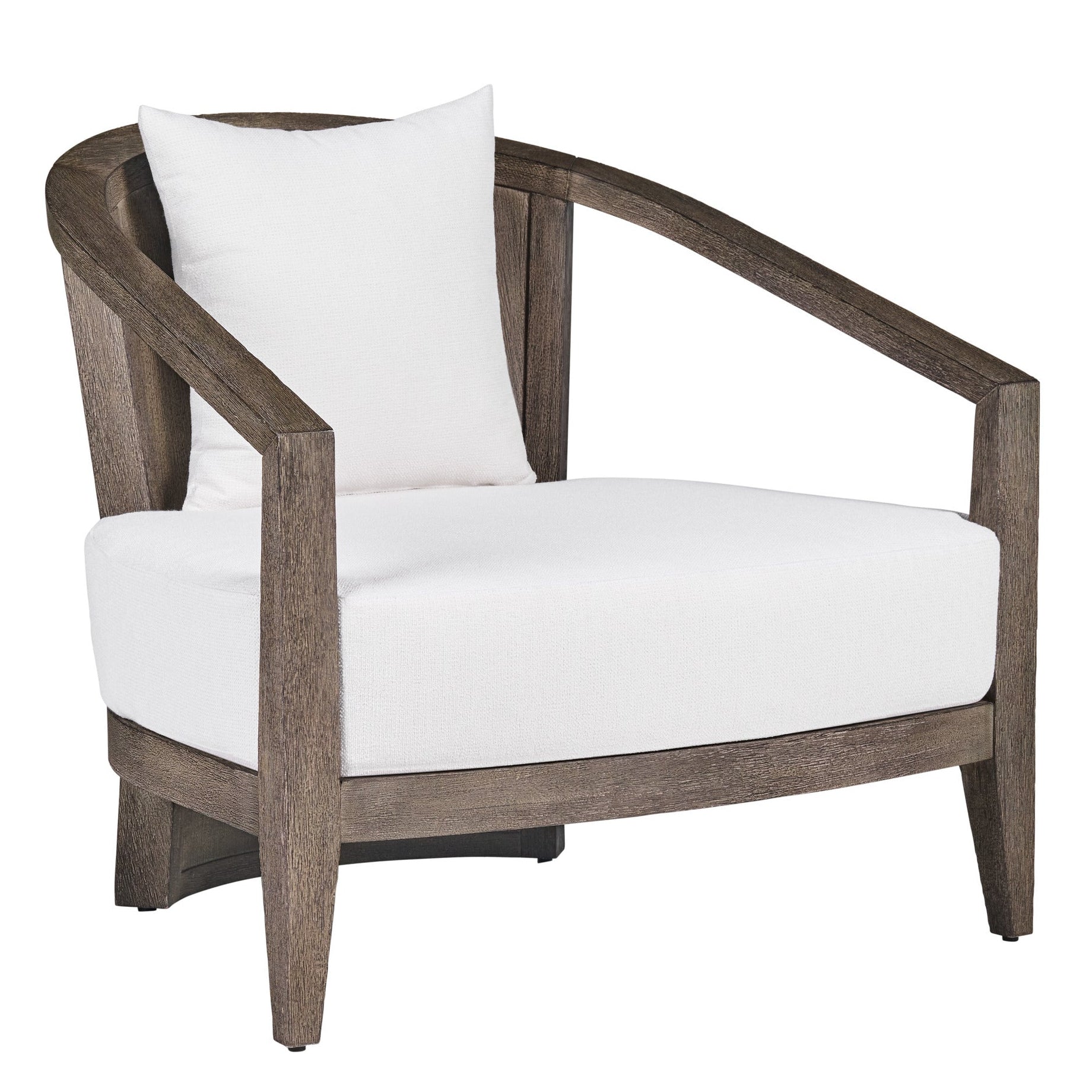 Arteriors Sobek Textured Back Outdoor Lounge Chair