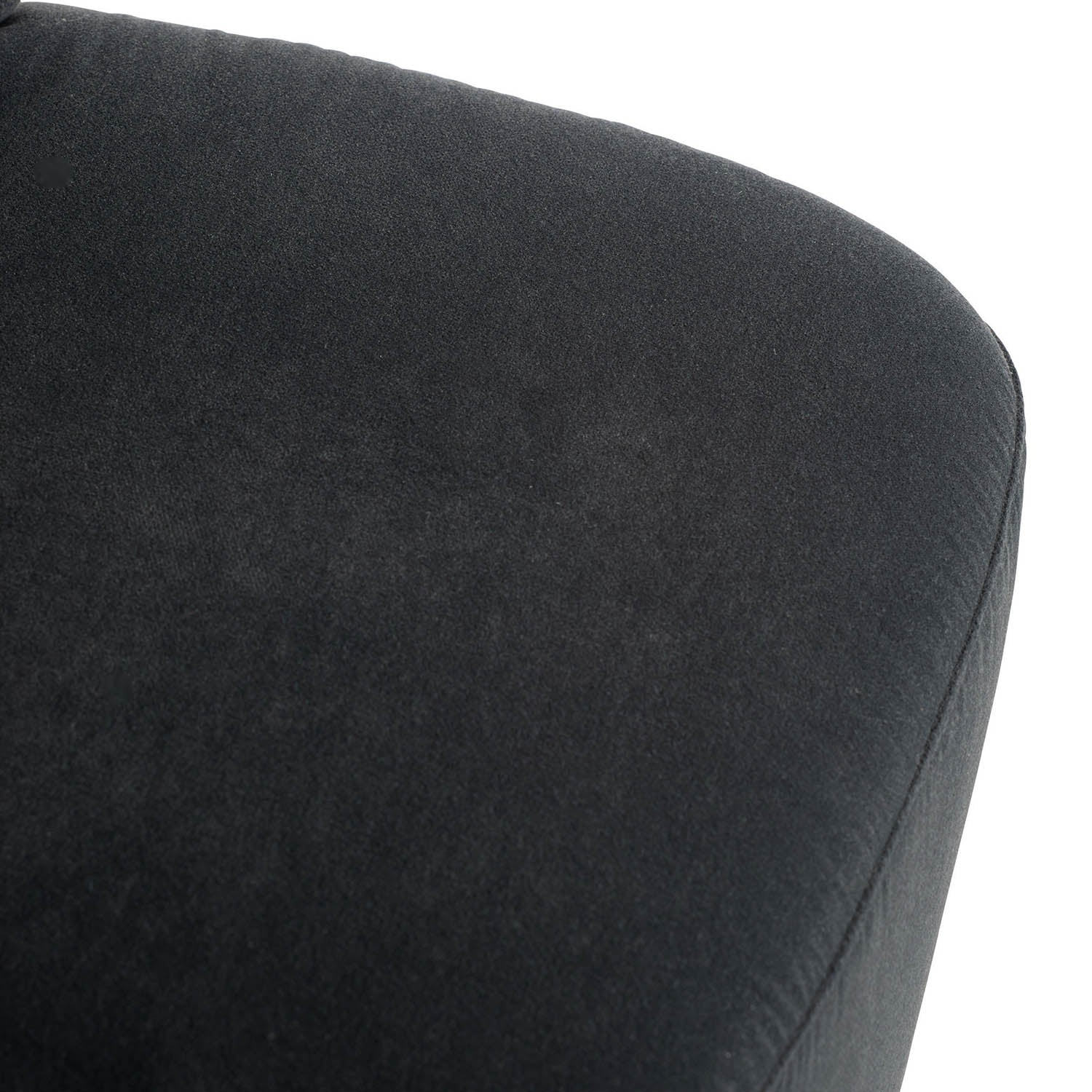 Arteriors Poppy Midnight Gray Velvet Swivel Chair
