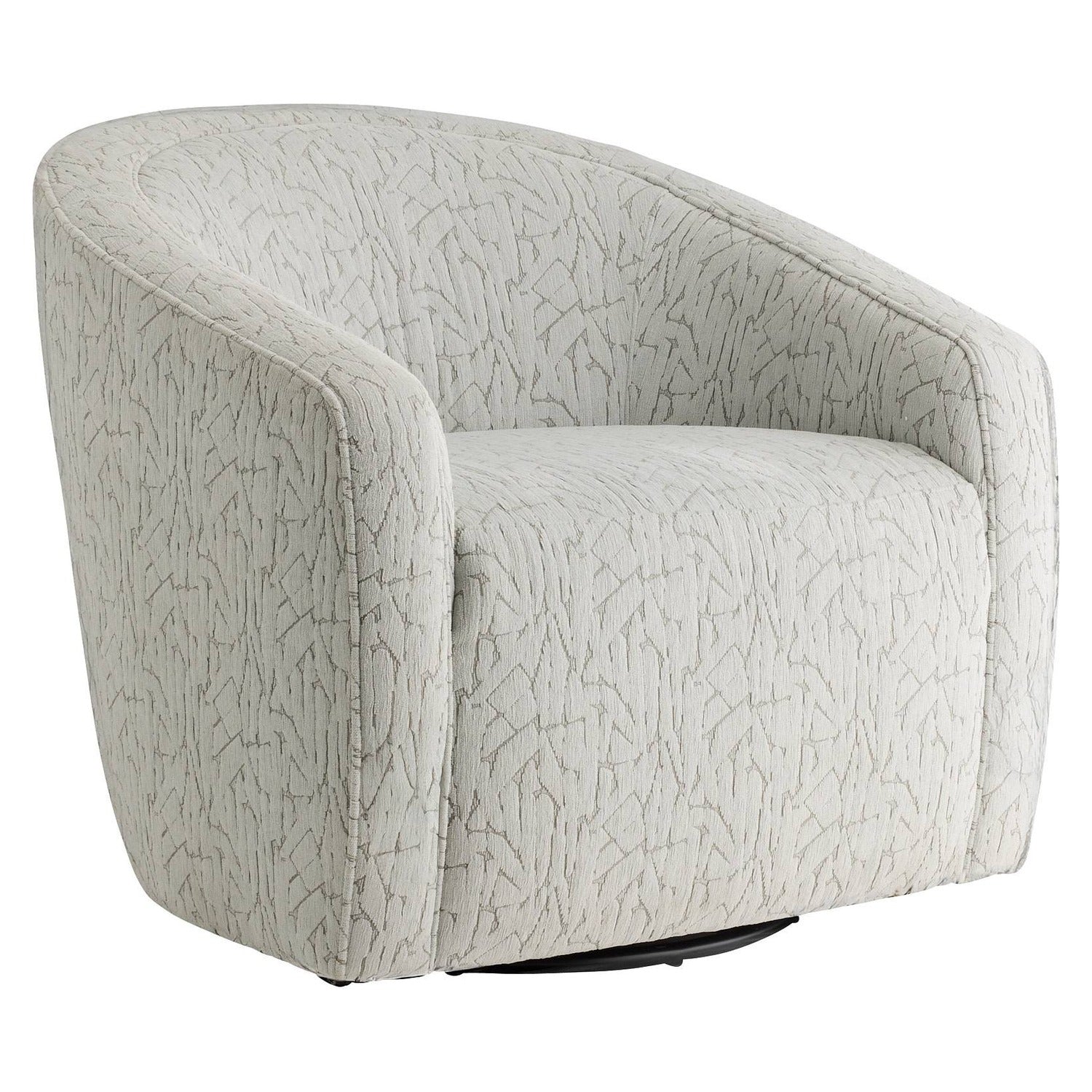 Arteriors Isadora Earl Grey Swivel Chair
