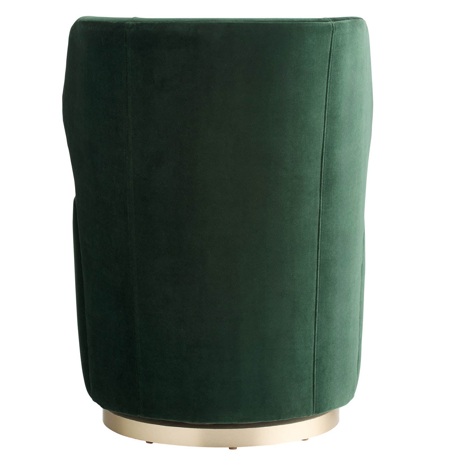 Arteriors Poppy Forest Velvet Champagne Swivel Chair
