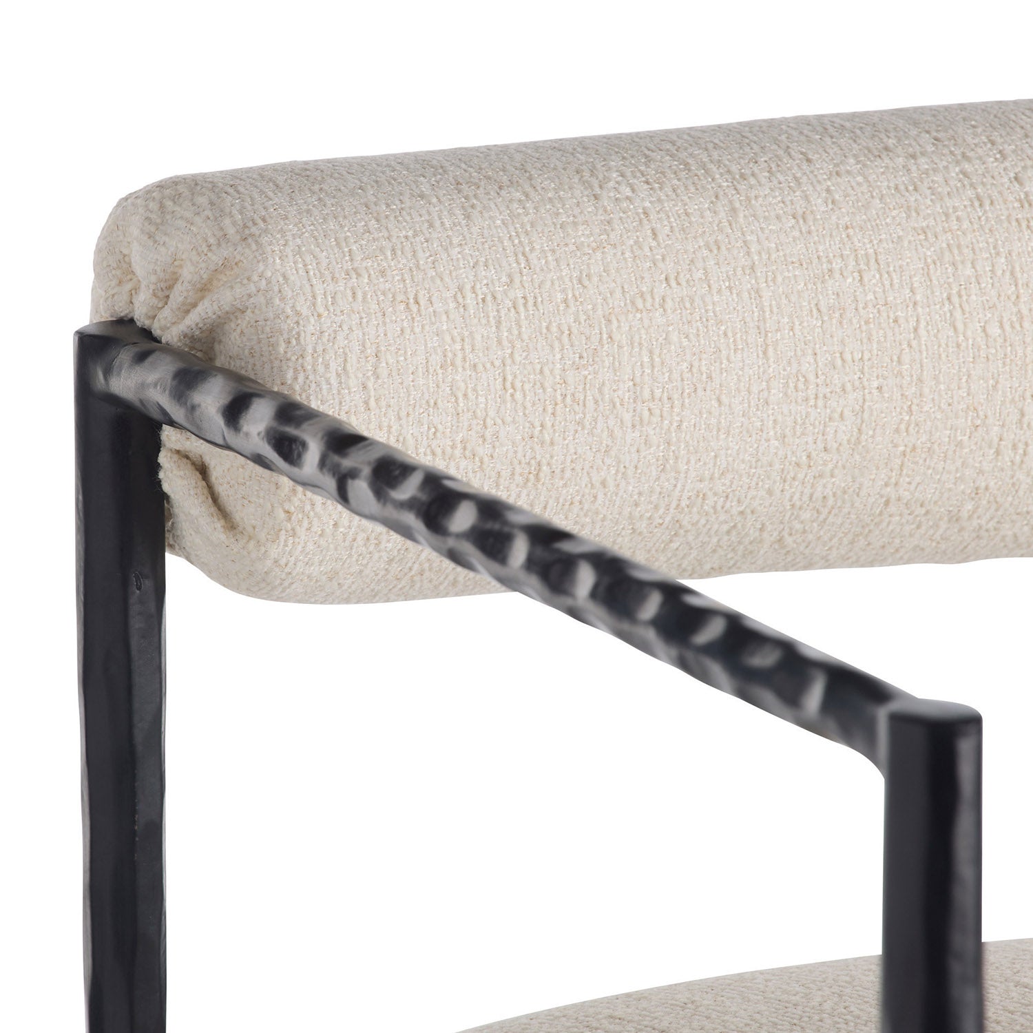 Arteriors Barbana Oxford White Bar Stool