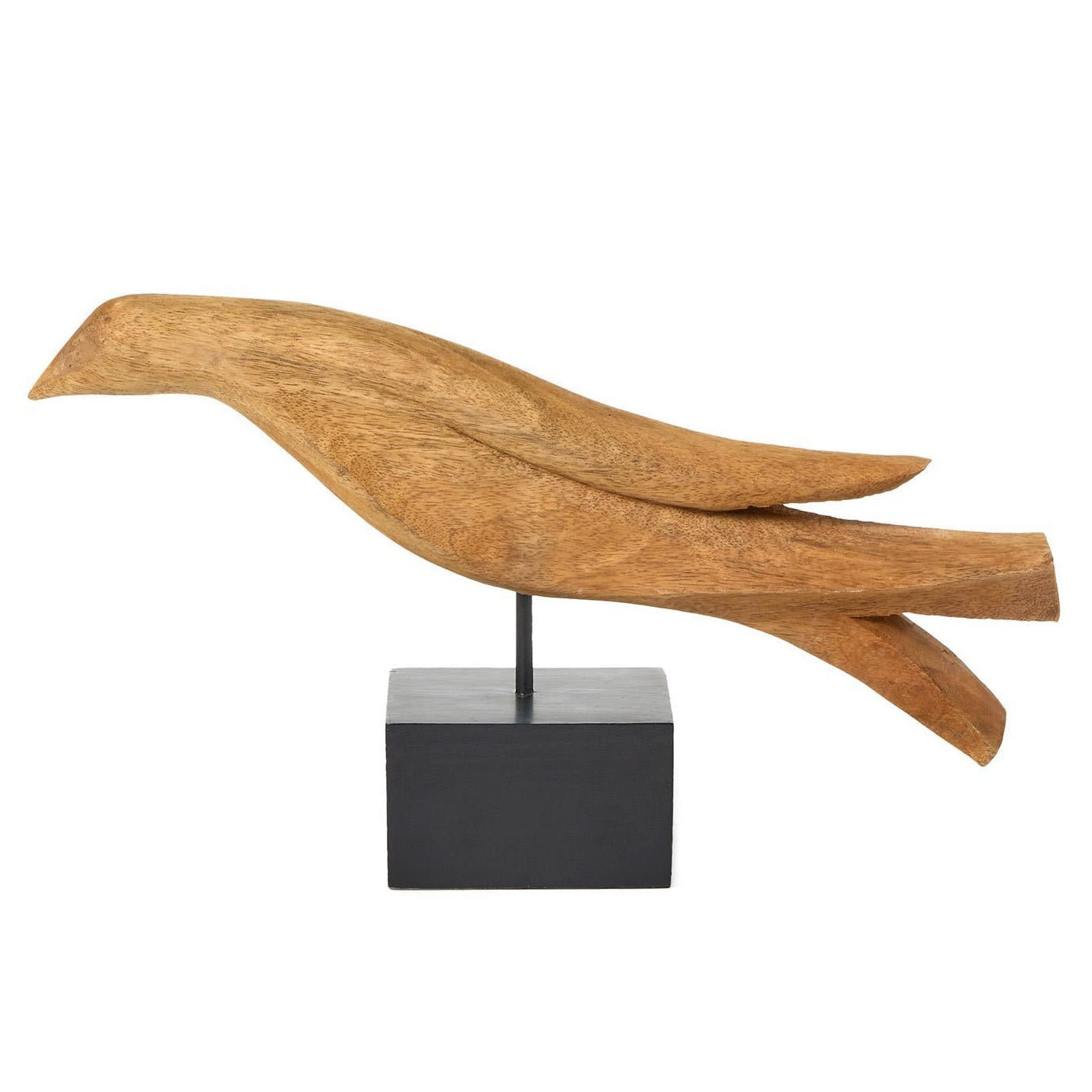 Bird Sculpture on Black Stand