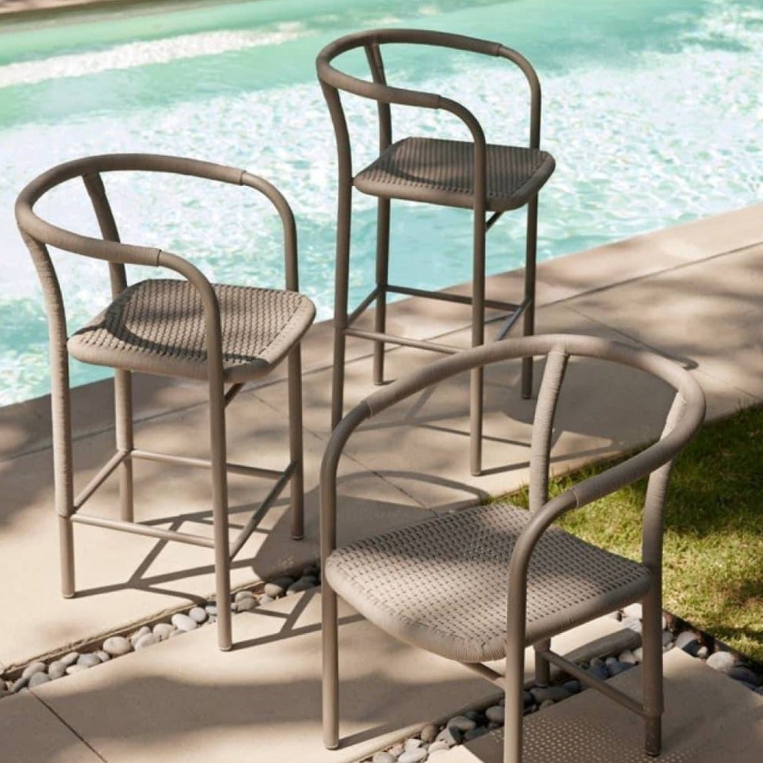 Arteriors Feller Outdoor Counter Stool