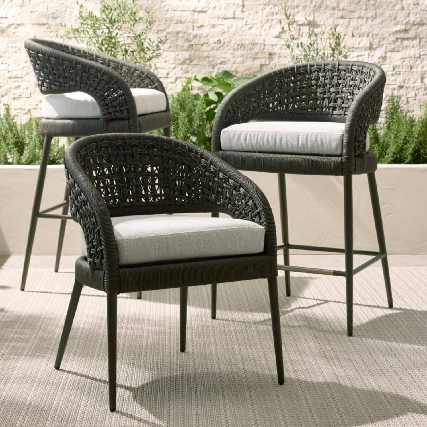 Arteriors Juri Outdoor Bar Stool