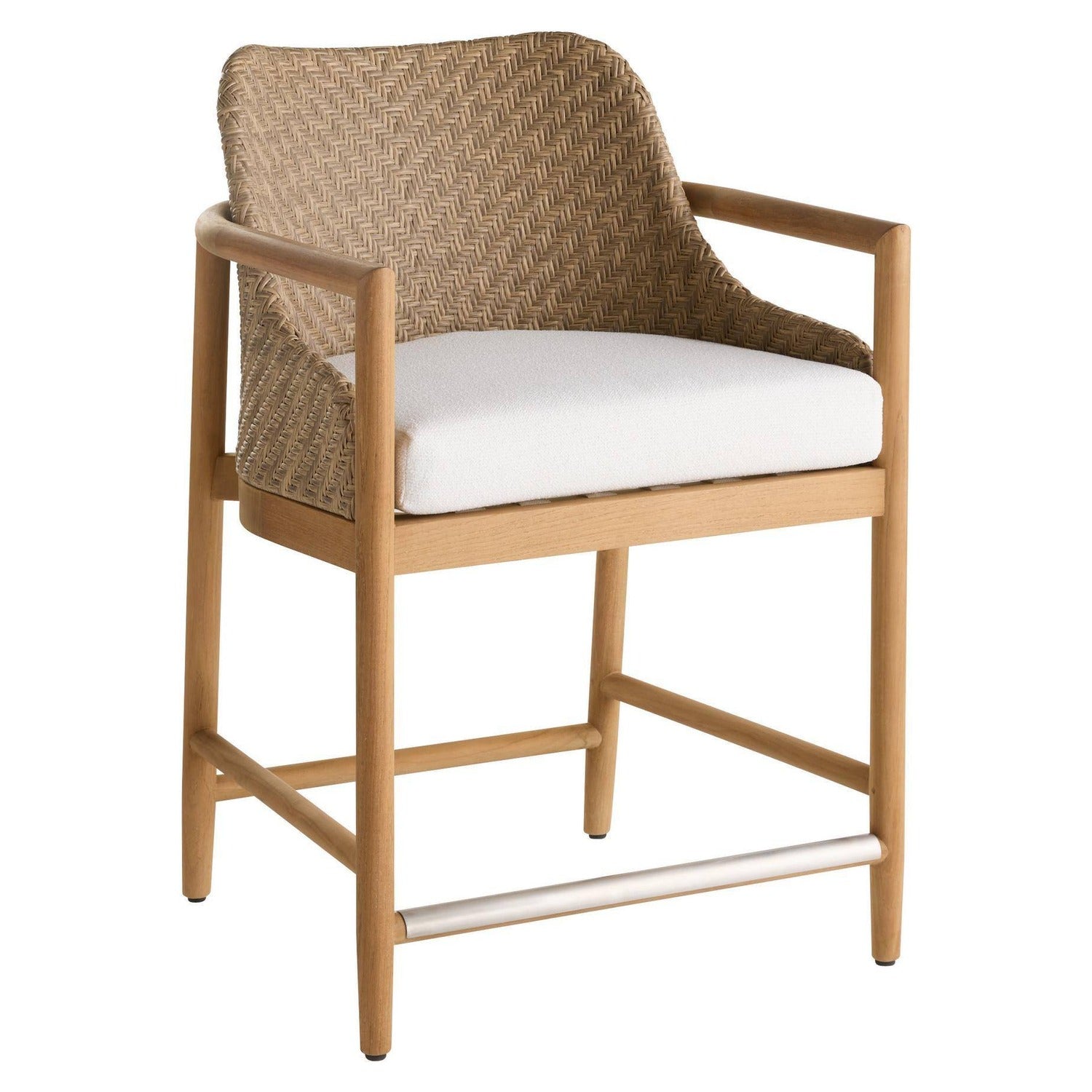 Arteriors Chilton Neutral Outdoor Counter Stool