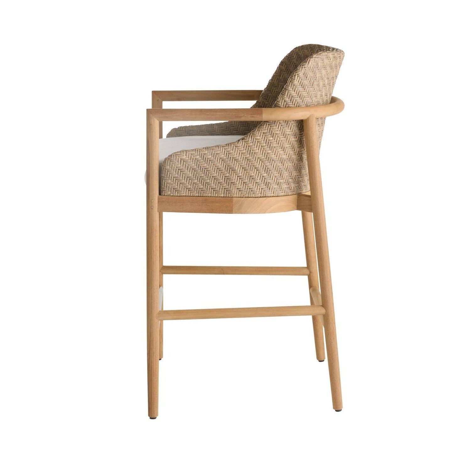 Arteriors Chilton Neutral Outdoor Bar Stool