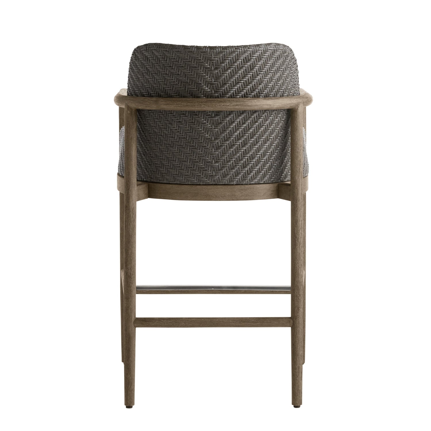 Arteriors Chilton Dark Gray Wash Outdoor Bar Stool