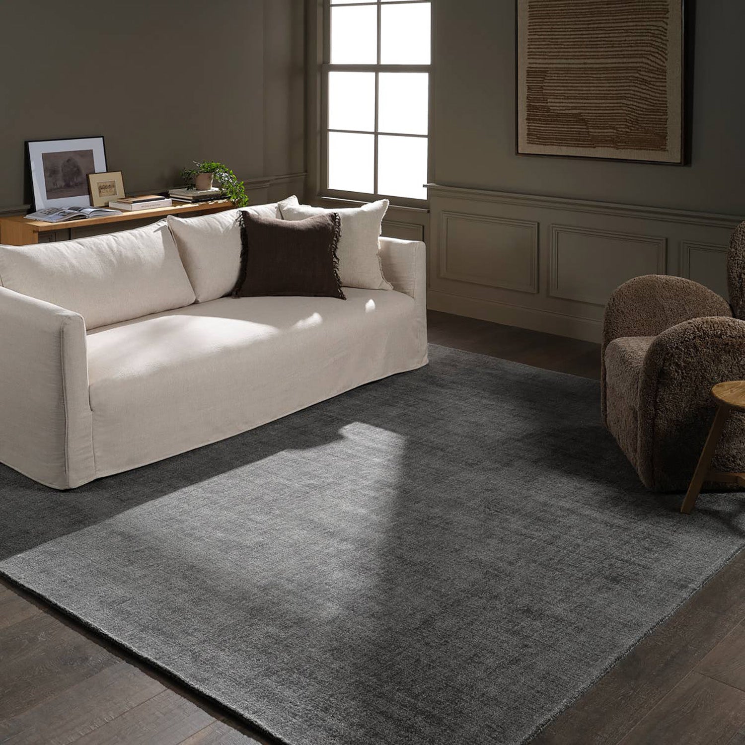 Jaipur Living Fletcher Arcus Solid Handwoven Rug