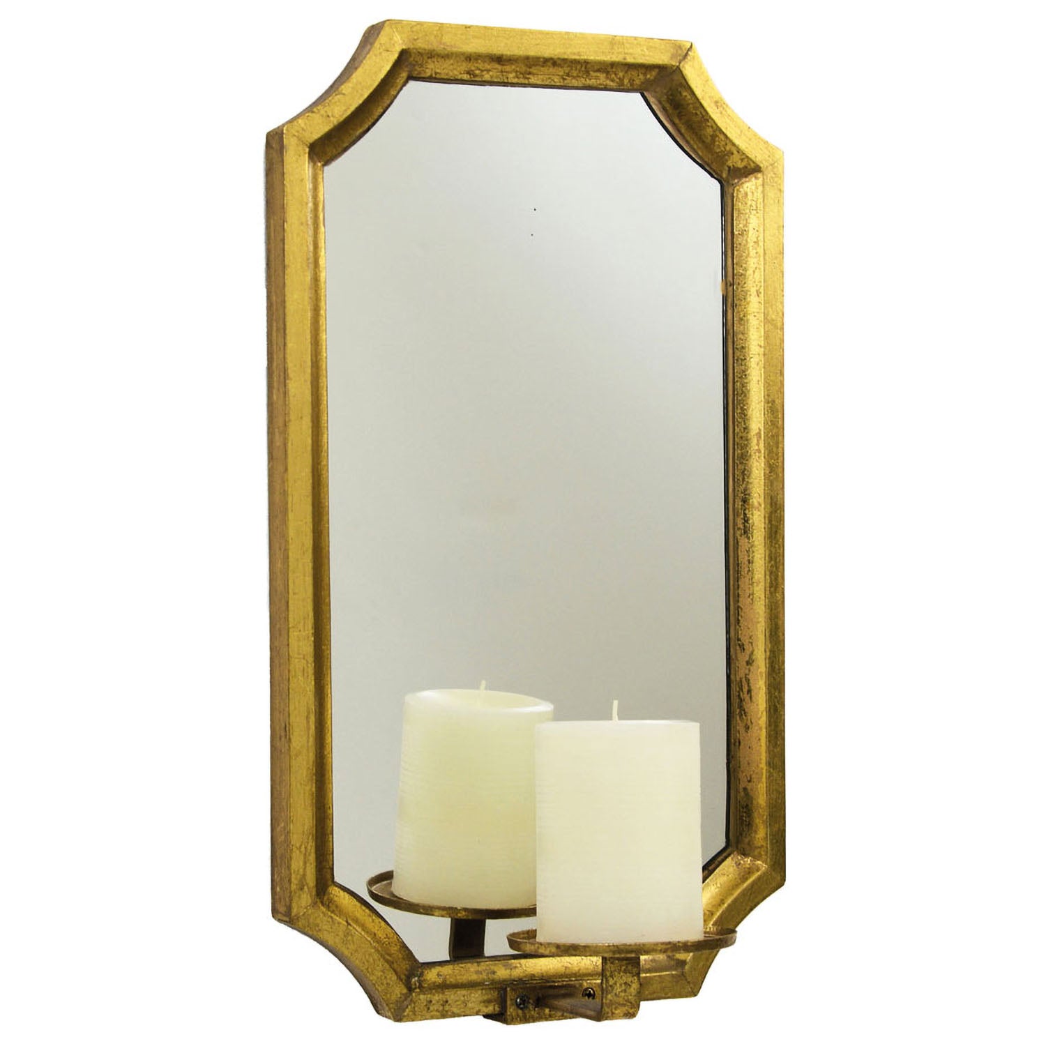 Scalloped Candle Wall Sconce