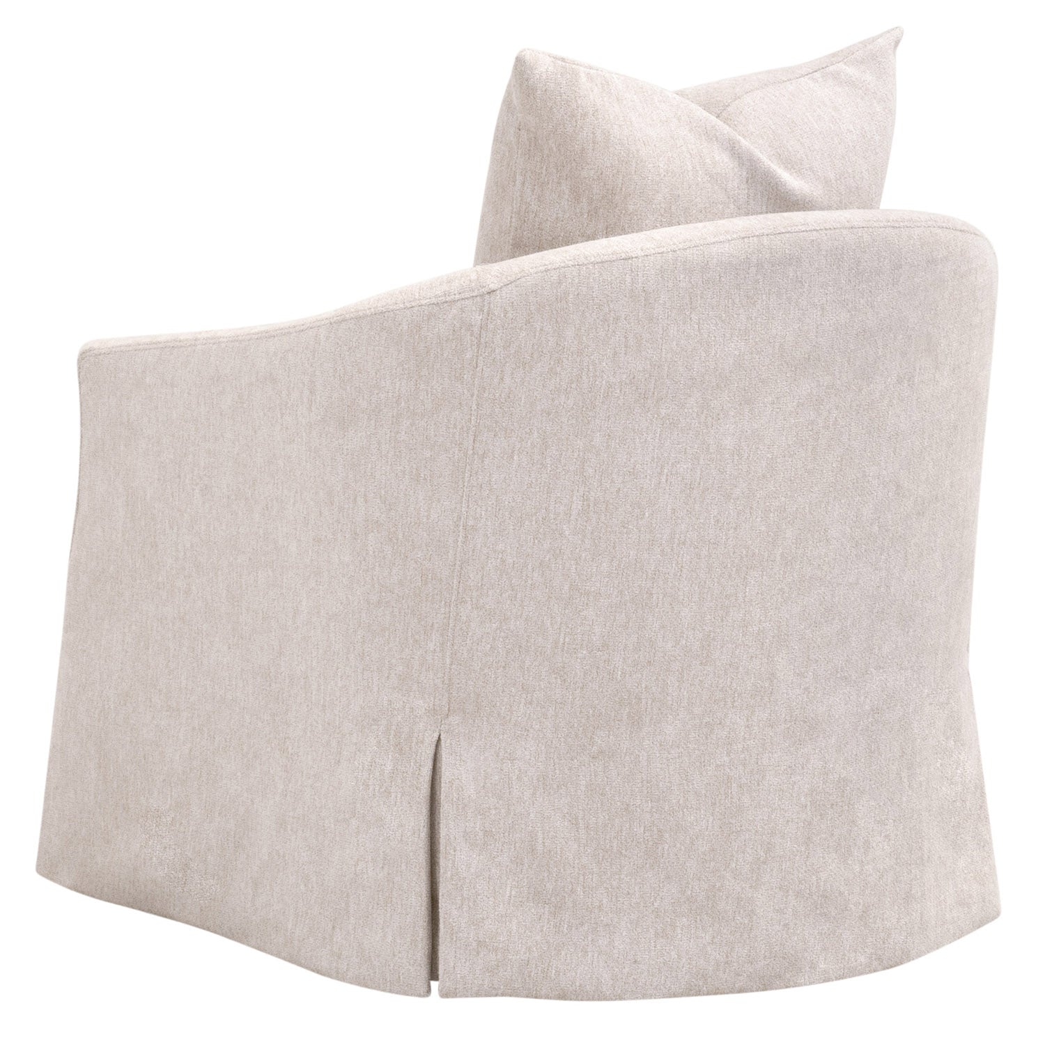 Faye Slipcover Swivel Club Chair