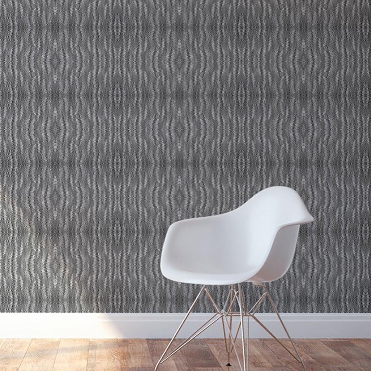 Mitchell Black Feather Wallpaper