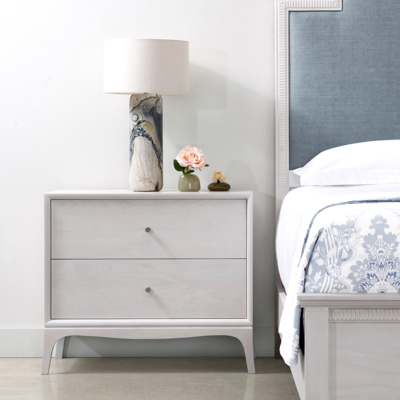 Redford House Fiona 2 Drawer Nightstand Set of 2